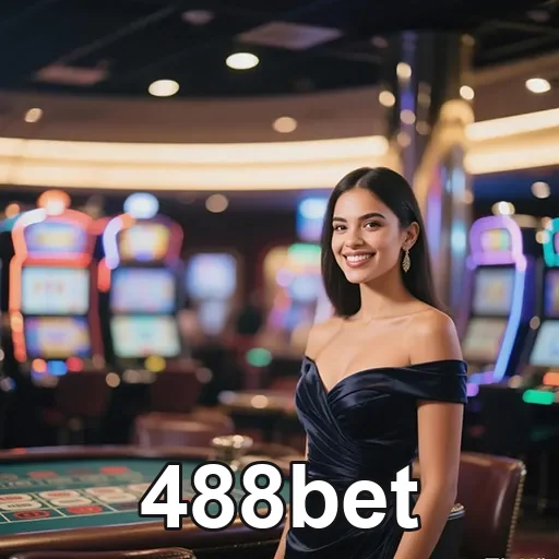 Imagem relacionada ao cassino do 488bet, destaque para o site 488bet em ambiente de jogo online
